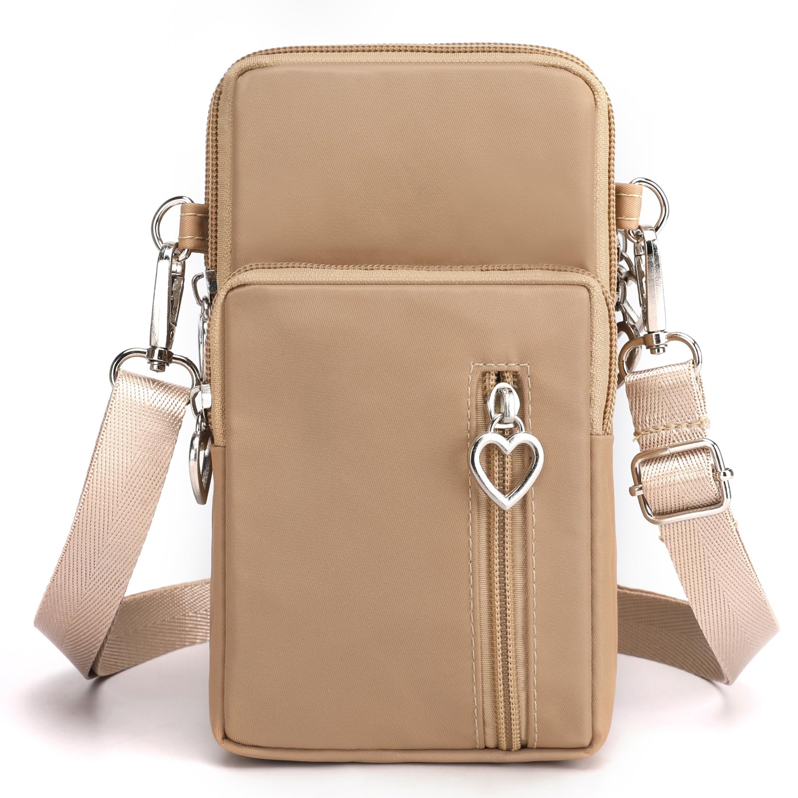 Photo 1 of JANKS Crossbody Wallet Phone Bag for Women, Nylon Small Crossbody Shoulder Bag Arm Bag, Cell Phone Purse, Mini Wallet with Adjustable Strap