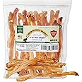 Green Butterfly Brands Beef Tendons for Dogs Made in USA. 6-10 Inch Grass Fed Farm-Raised American Beef Dog Treats. All Natural Dog Dental Chews. Grain Free Odor-Free Beef Dog Chews (8 OZ)
