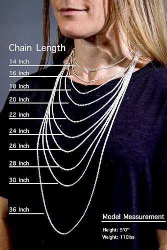 Old English Jewellers 925 Sterling Silver Solid Snake Chain - 2.2mm, Made In Italy, Multiple Lengths