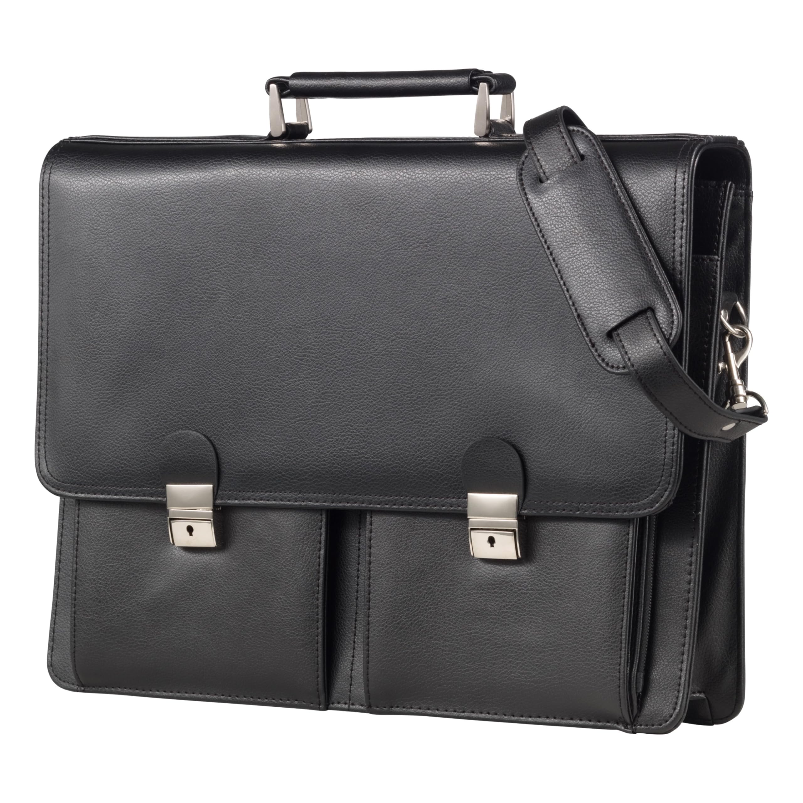 Alassio - 47118 VENETO - briefcase fnr 15.4 inch Laptop, imitation leather, black