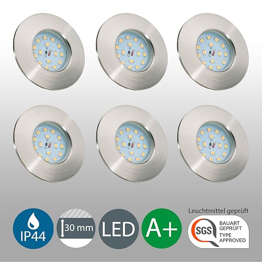 Faretto da incasso a LED da 5 pezzi 5W-20W per luci di sfondo Faretto a Faretto da incasso a LED da 5 pezzi 5W-20W per luci di sfondo Faretto a