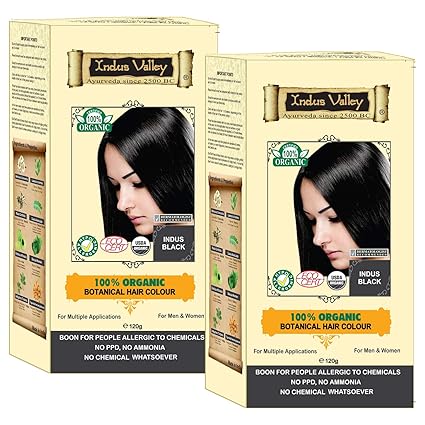 Indus Valley 100 Botanical Hair Dye Color For Allergeric