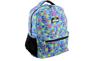 Disney Lilo and Stitch Girl's Boy's Adult's 16 Inch School Backpack Bag (One Size, Blue)
