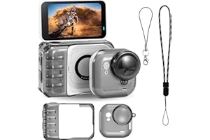 Protective Cover Case for Insta 360 Go Ultra Accessories Shockproof Anti-Scratch Washable Transparent Cover Anti-Slip Dustpro