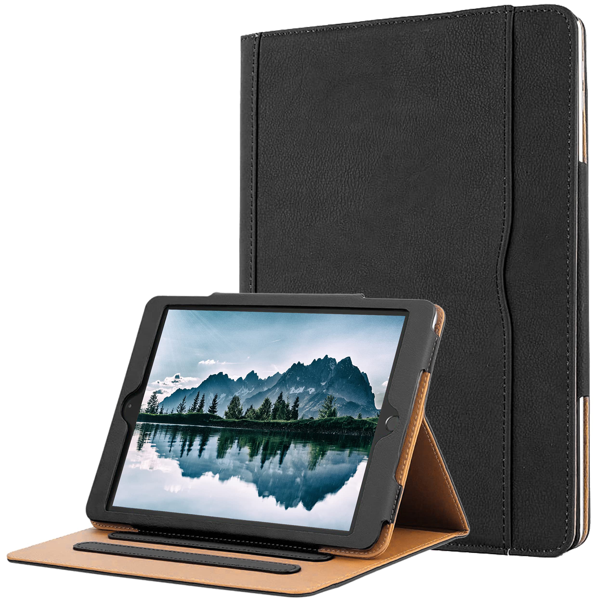 FSPRO Case for iPad Mini 5 -Premium PU Leather Folio Case for iPad Mini 4,7.9-inch Case for iPad Mini for (1,2,3,4,5).Multi Angle Viewing Case for iPad Mini 2 with External Pocket & Auto Sleep/Wake