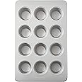 KitchenAid 12-Cup Nonstick Aluminized Steel Muffin Pan, Silver