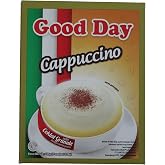 Good Day Cappuccino with Chocolate Granule Instant Coffee Box 125 Gram (4.40 Oz) 5-ct @ 25 Gram