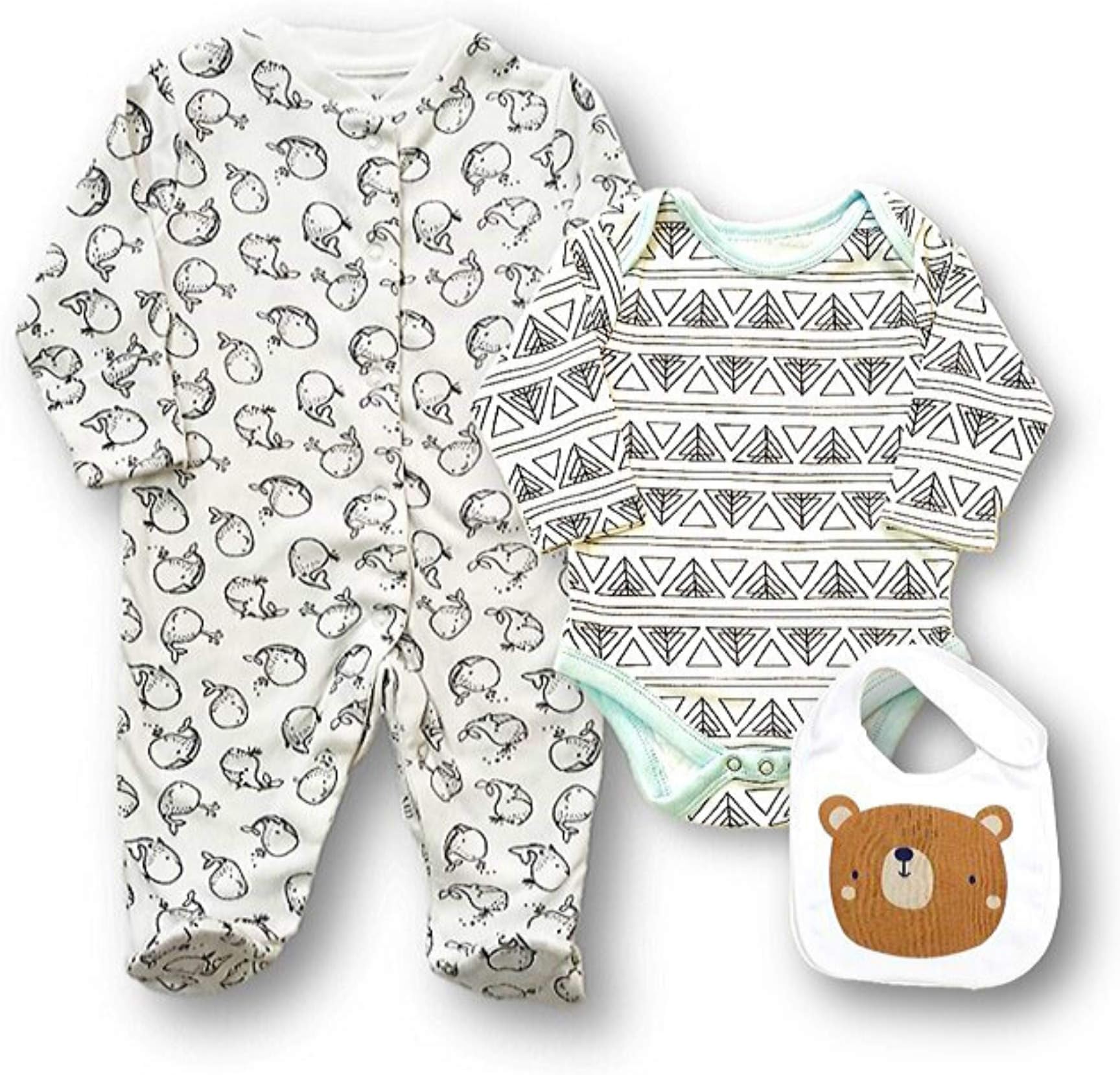 100% Organic Cotton Multi Color Sleepsuit/Onesie/Romper for Baby Boy & Baby Girl