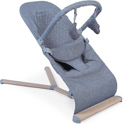 Red Kite Baya Bouncer Dove Grey Baby Seat 0+ Contoured Support