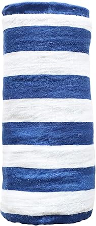 blue muslin swaddle