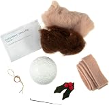Trimits Needle Felting Craft Kit Christmas Mince Pie - Includes Wool & Tools view 2