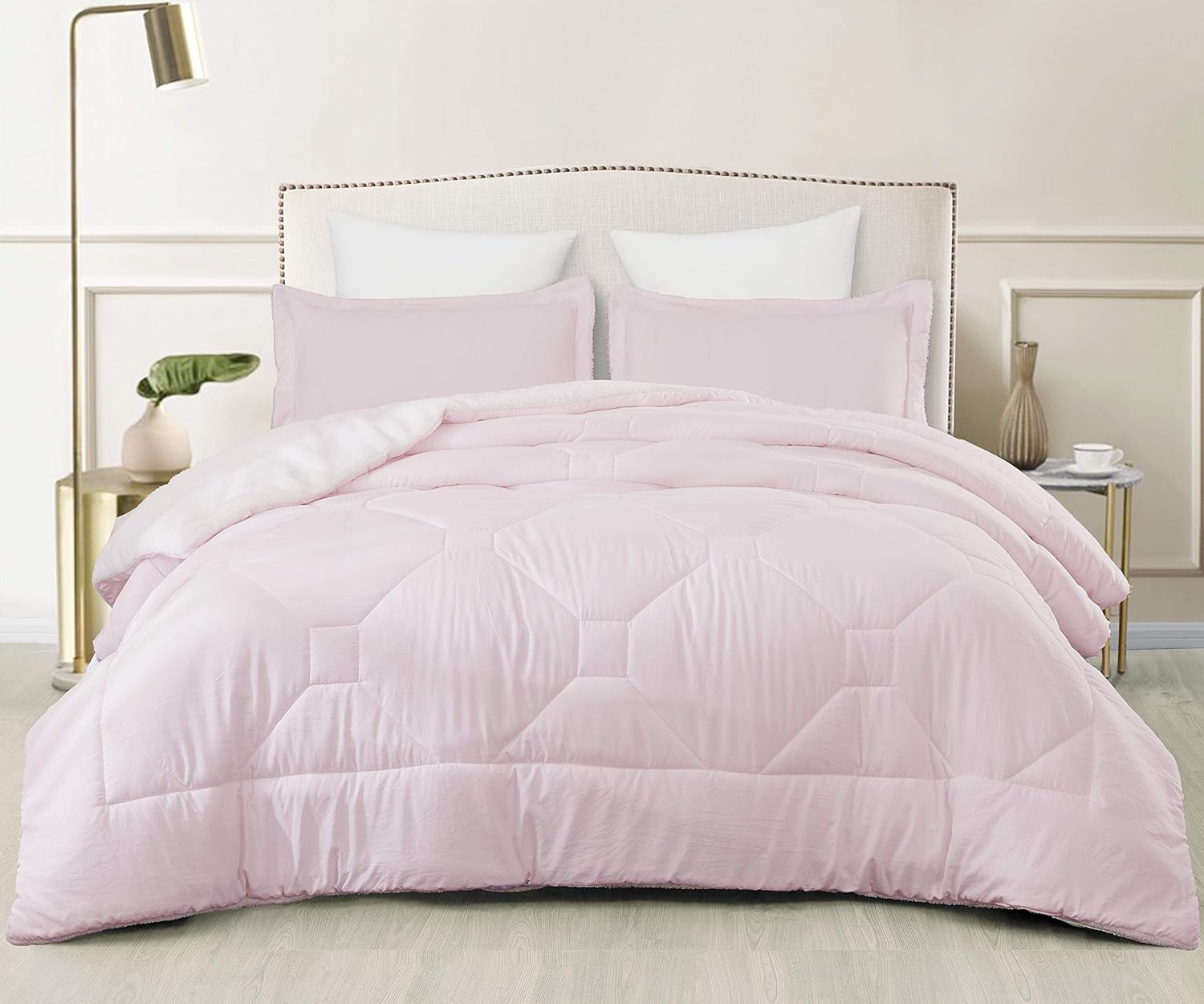 Light Pink Down Alternative Comforter Mescar Innovations2019 Org