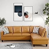 GlasFlength L Shaped Couch, Modular Sectional Sofa