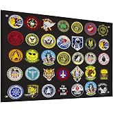 Tactical Patch Display Holder Panel Board for Military Army Morale Hook and Loop Emblems, 18 Inches x 24 Inches, No Patches Included