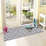 SHACOS Hallway Runner Rug 50x150 cm Non Slip Grey Narrow Carpet view 4