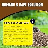 The Big Cheese Mole Tunnel Trap Two-Way Galvanised Steel Durable Weather-Proof view 6