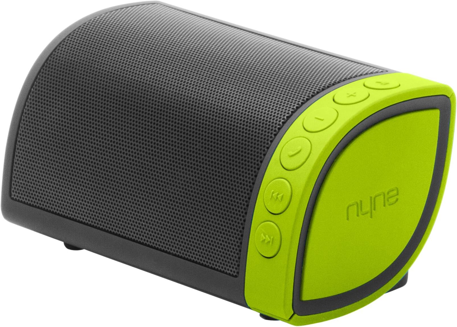Nyne Cruiser Universal Rechargeable Rugged Portable Bluetooth Wireless Speaker with Built-In Microphone - Green/Grey
