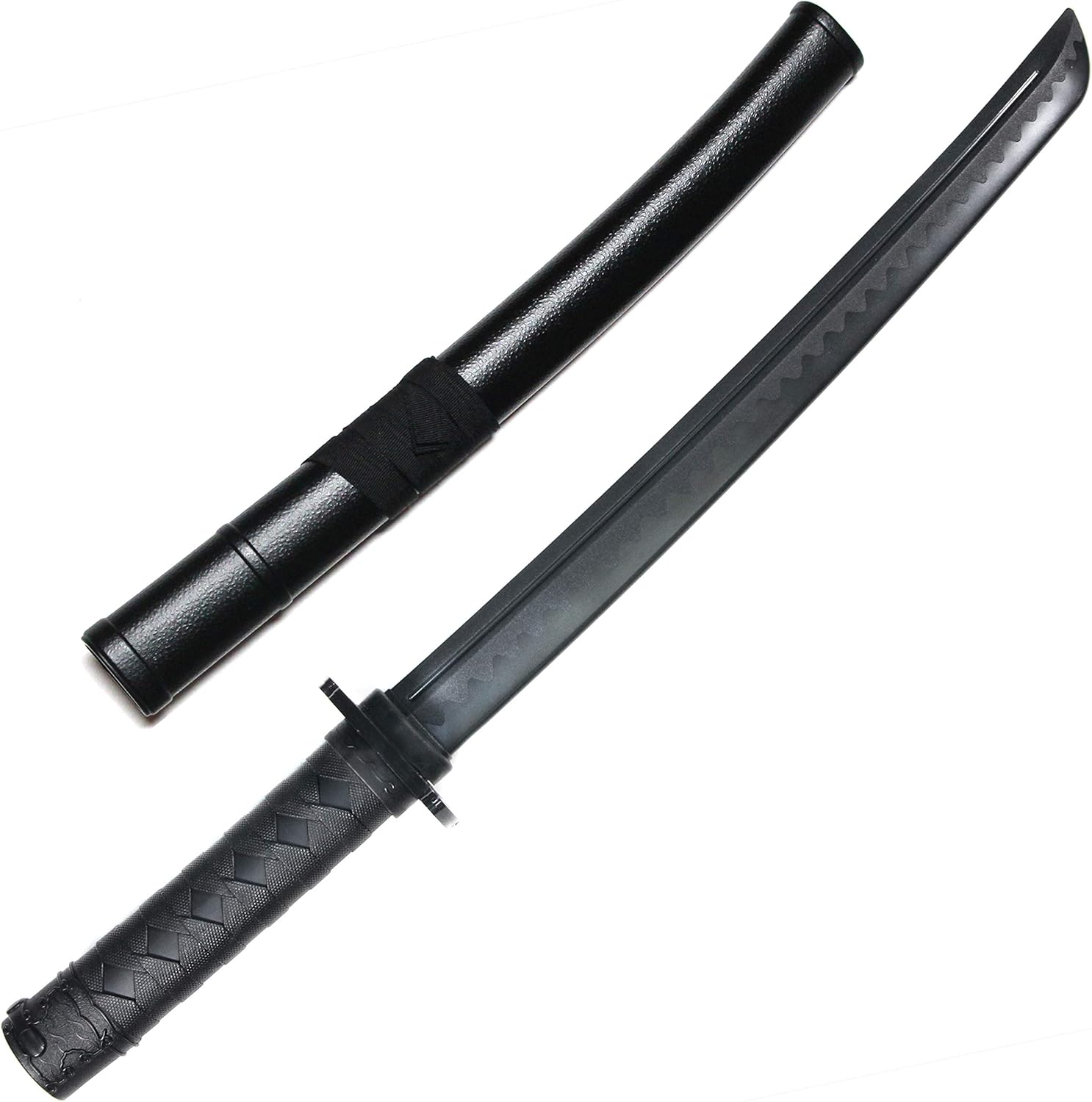 E-BOGU Polypropylene Wakizashi Practice Katana Samurai Sword (23.5") with Saya Scabbard : Sports & Outdoors