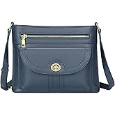 Over Earth Genuine Leather Crossbody Bags for Women Trendy Purses and Ladies Shoulder Handbags