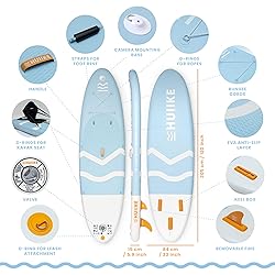 HUIIKE Inflatable Paddle Board for Adults with