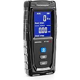ERICKHILL EMF Meter, Detects Electric and Magnetic Fields, Handheld Digital EMF Detector with LCD Display, Sound-Light Alarm, Rechargeable Battery for Home, Office, and Appliances (Blue)