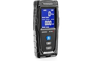 ERICKHILL EMF Meter, Detects Electric and Magnetic Fields, Handheld Digital EMF Detector with LCD Display, Sound-Light Alarm, Rechargeable Battery for Home, Office, and Appliances (Blue)