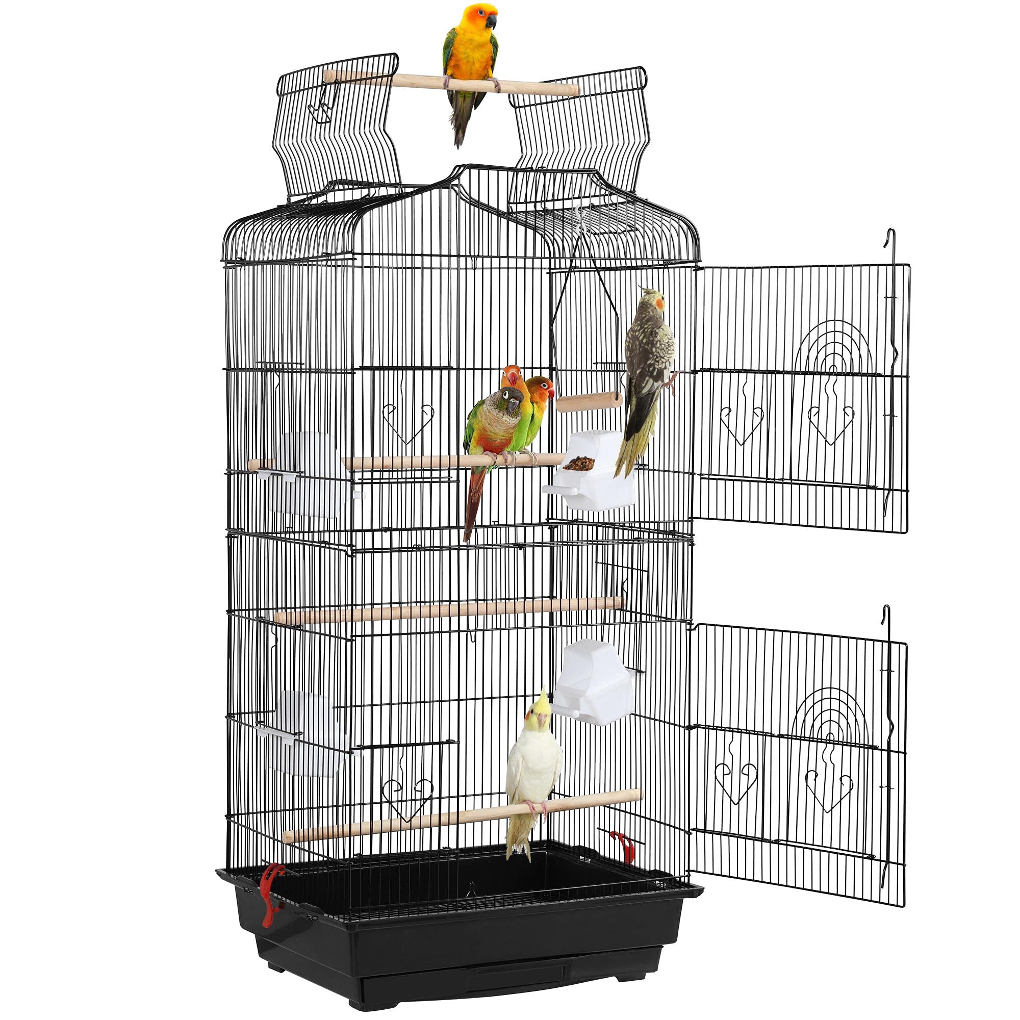 Yaheetech 41-inch Open Top Medium Bird Cages for