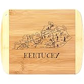 Totally Bamboo A Slice of Life Kentucky State Serving and Cutting Board, 11" x 8.75"