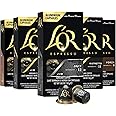 L'OR Espresso Capsules, 50 Count Intense Variety Pack, Single-Serve Aluminum Coffee Capsules Compatible with the L'OR BARISTA System & *Nespresso Original Machines