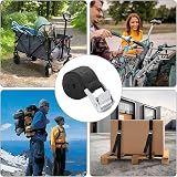 LFBEST 6Pcs Ratchet Tie Down Straps 0.5m x 25mm Heavy Duty Lashing Belts view 7