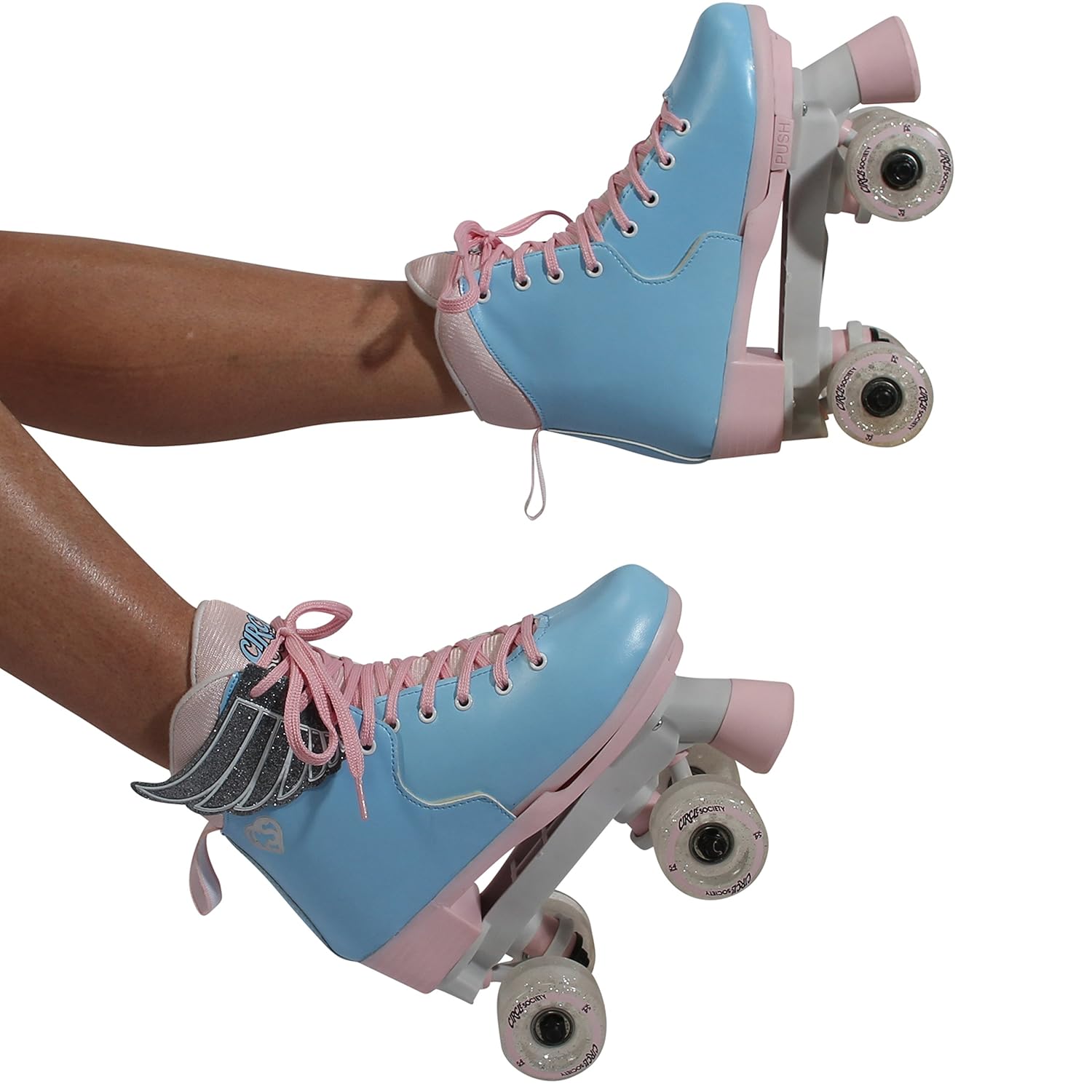 Circle Society Classic Adjustable Indoor and Outdoor Childrens Roller Skates - Classic Cotton Candy, 12-3 US : Sports & Outdoors