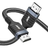 Acer HDMI 2.1 Cable 10FT (8K@60Hz,4K@120Hz) 48Gbps High-Speed Braided Cord | Certified HDMI Cable Supports HDR10+/HDCP 2.2 &amp; ARC/eARC, Compatible with PS5, PS4, Xbox, Monitors, Laptops, Roku TV, HDTV