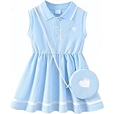 Little Toddler Girl Sporty Dress Summer Clothes Ruffle Sleeveless Kids Dresses Sport Causal Beach Sundress Girl Outfits