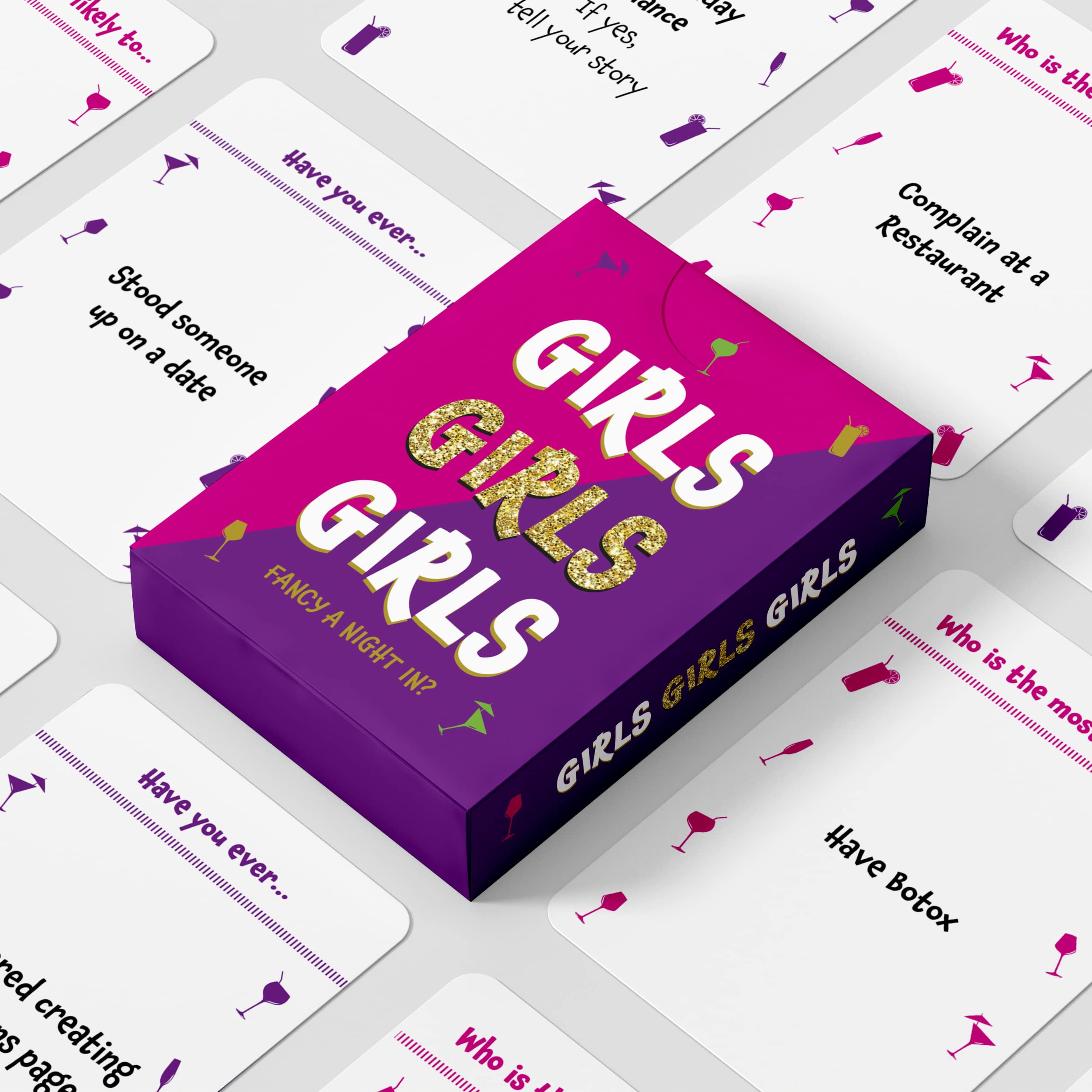 Girls - Fancy A Night In? - Hen Party Game - Game for the Girls - **3 Games in 1**