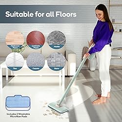 Newbealer Steam Mop & Detachable Handheld