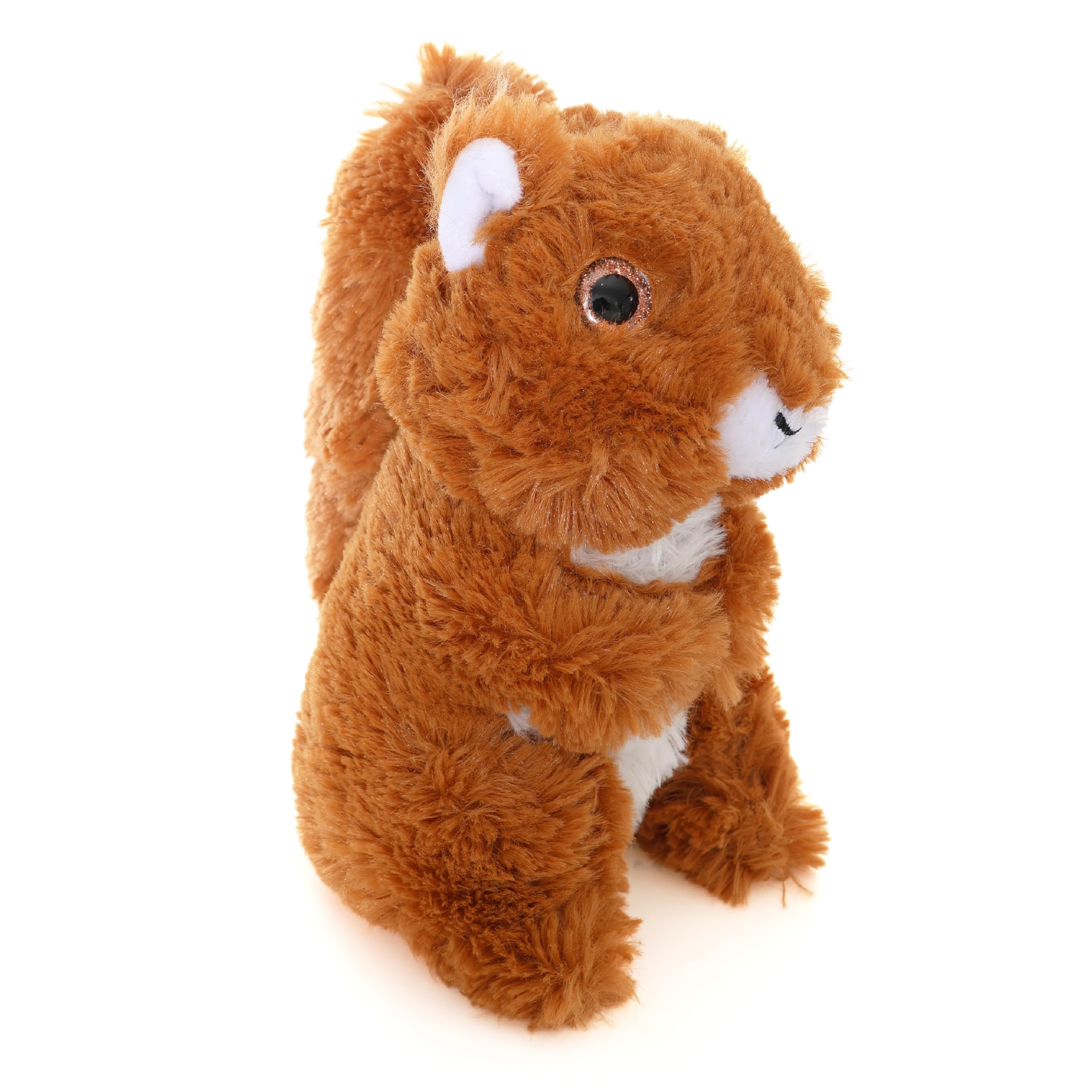 FURRY PLANET TOYS Soft Toy Plush Animal Kingdom 21cm Cute Cuddly Zoo Jungle Woodland Farm (Squirrel)