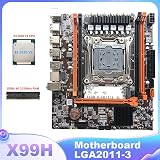 Lodokdre X99H Motherboard LGA2011-3 DDR4 E5 2620 V3 CPU 8GB RAM Kit view 7