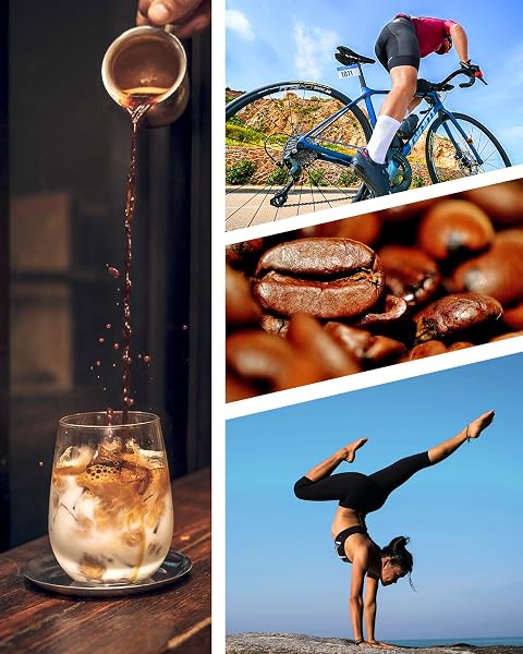 RAMI COFFEE COLD BREW FREEZE DRIED INSTANT COFFEE POWDER, MEDIUM ROAST 100% ARABICA, 6 PORTABLE SINGLE PACKETS FOR HOME TRAVEL BACKPACKING CAMPING