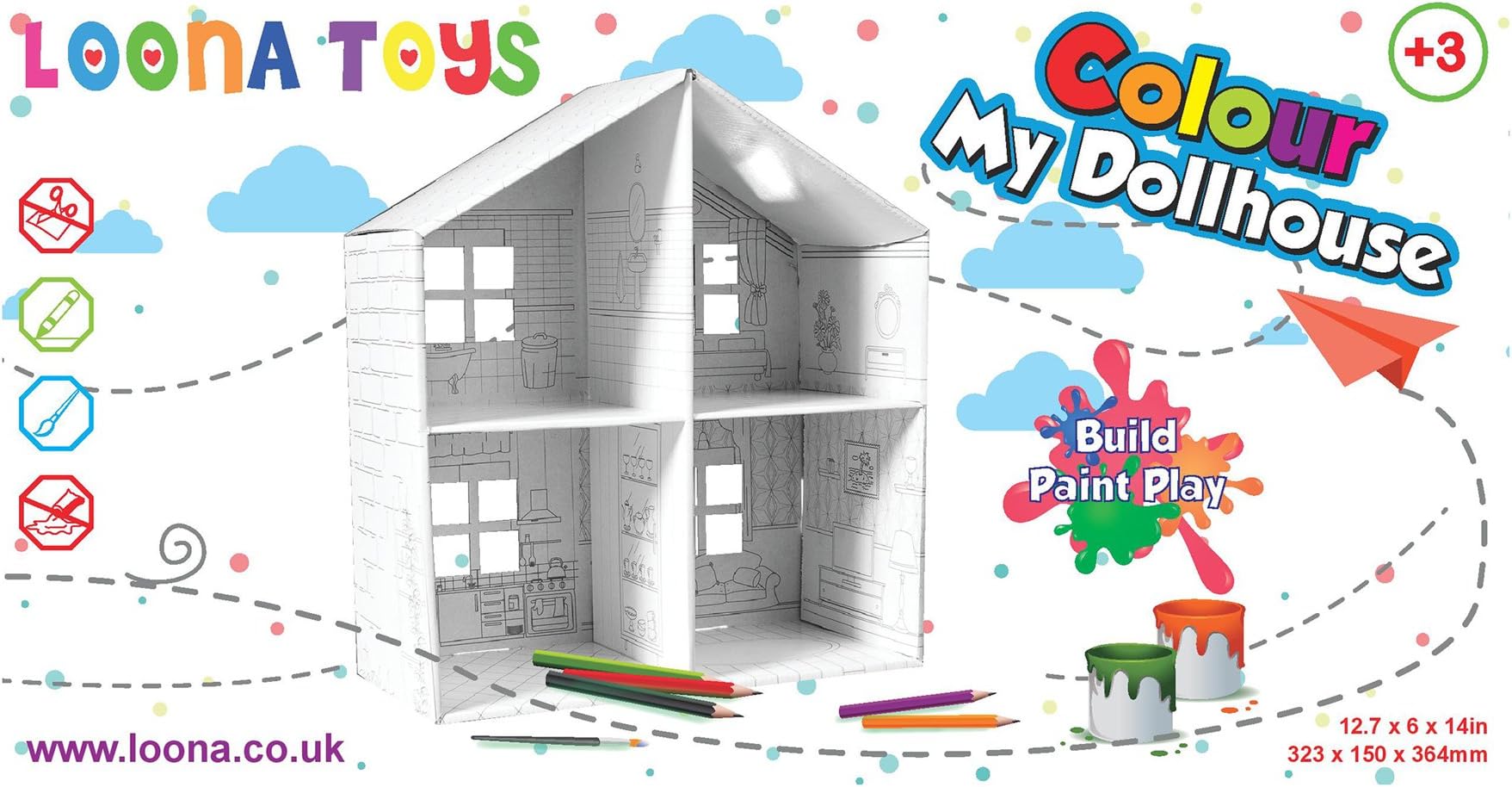 Colour and Play Dollhouse