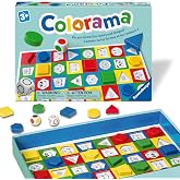 Ravensburger Colorama Game for Kids - Engaging Pattern &amp; Shape Recognition Fun Ideal for Ages 3 &amp; Up - Family-Friendly Learning Made Exciting