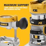 DEWALT 18V XR Brushless Compact Router 1/4 inch DCW604NT-XJ Tool Only view 8