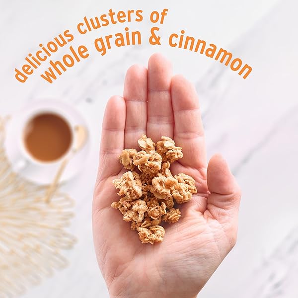KELLOGG’S EXTRA GRANOLA CEREAL, FIBER CEREAL, FAMILY BREAKFAST, CINNAMON, 20.6OZ BOX (1 BOX)
