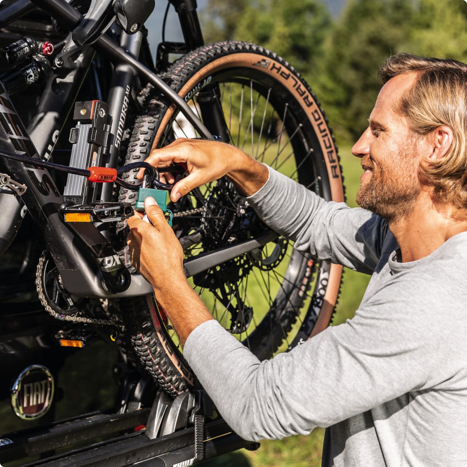 ABUS Schlaufenkabel Cobra 10 - Stahlseil mit Kunststoff ummantelt - Sicherung für Fahrrad- und Motorrad-Zubehör - 2 Meter lang, 10 mm stark 5