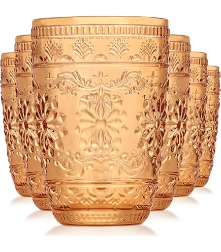 Amazon.com | Zodax Aperitivo Tumbler with Gold Accent - Set of 4