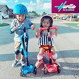 Hurtle 12 Wheel Kids Scooter Stand & Cruise Folding LED Lights Adjustable Height view 7