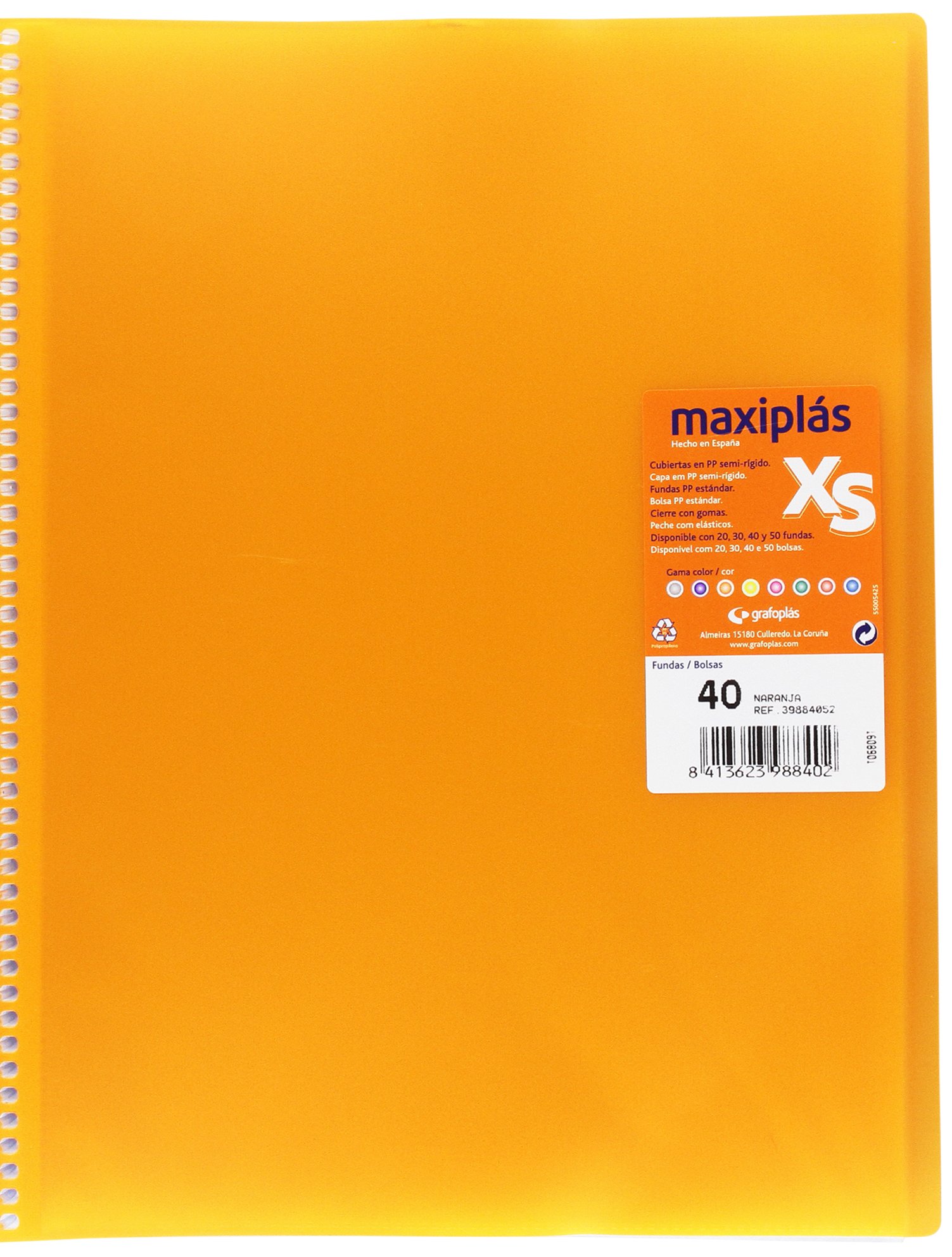 grafoplas – Presentation File and tarifarios A4 Orange