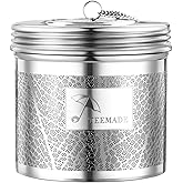 TEEMADE Extra Large Tea Infuser for Loose Tea & Spice Infuser for Cooking,304 Stainless Steel Tea Filters,Extra Fine Mesh Tea Strainers for Black Tea,Iced Tea,Herbs & Soup Etc