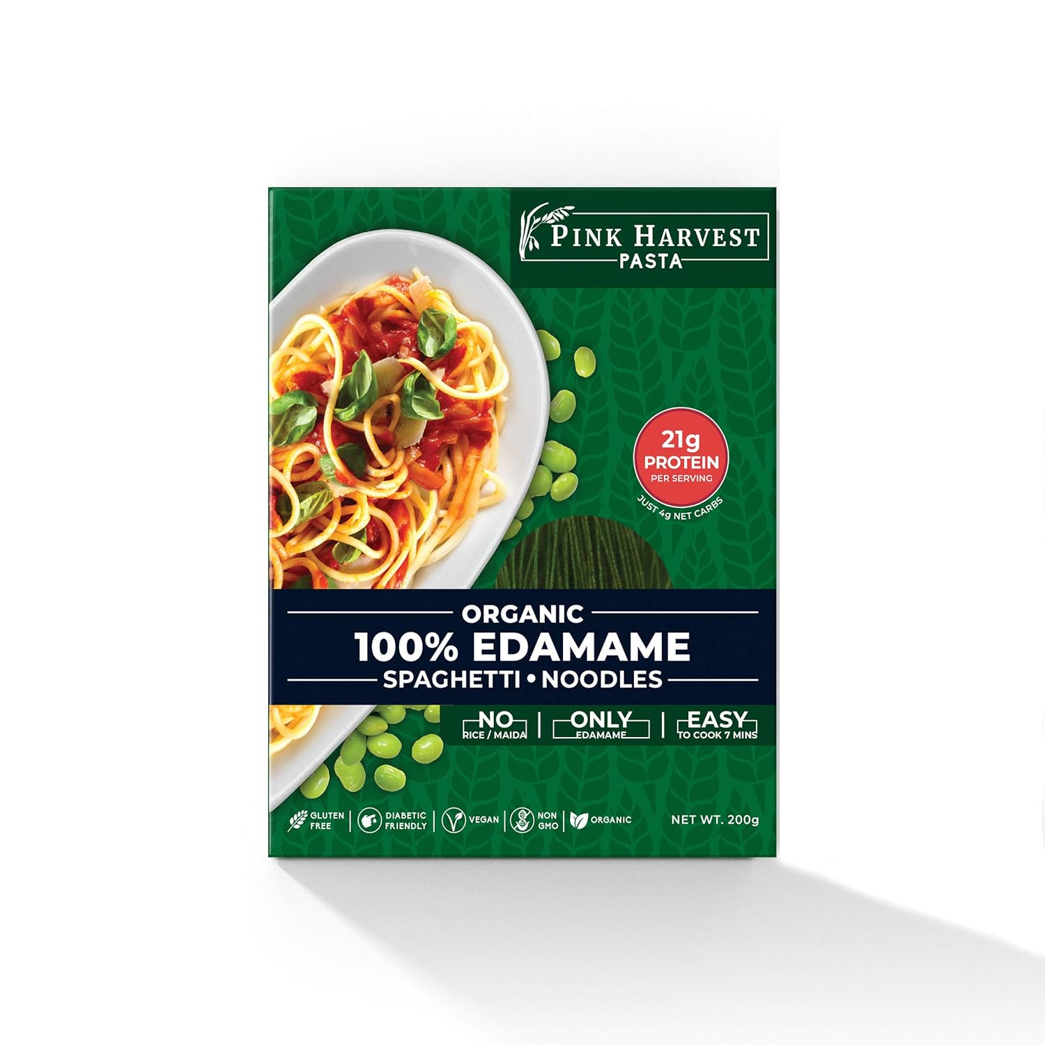 Pink Harvest Farms Edamame Spaghetti Noodles, 200 Gm: Amazon.in: Grocery &  Gourmet Foods