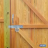 XFORT Brenton Strong Sliding Padbolt 200mm Pack Zinc for Shed Gates Outhouse view 4