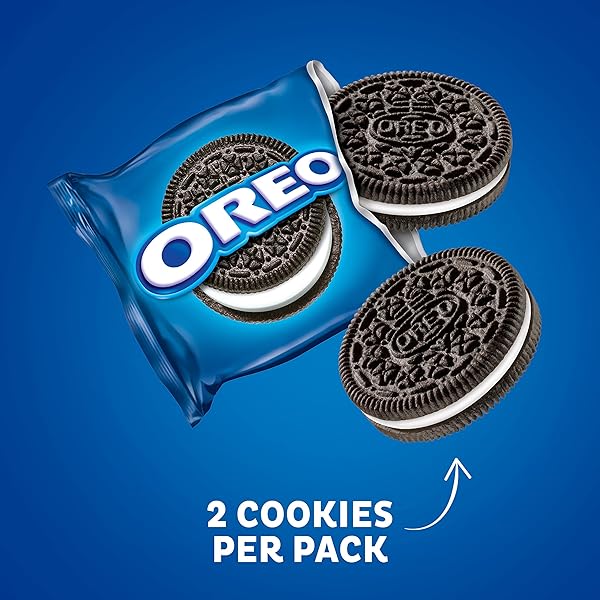 OREO CHOCOLATE SANDWICH COOKIES, 60 SNACK PACKS (2 COOKIES PER PACK)